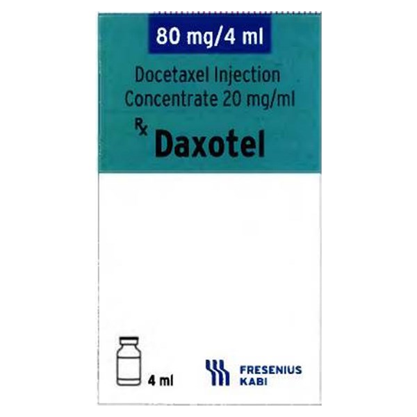 Dung dịch tiêm Daxotel 80mg/4ml phối hợp điều trị ung thư vú, phổi