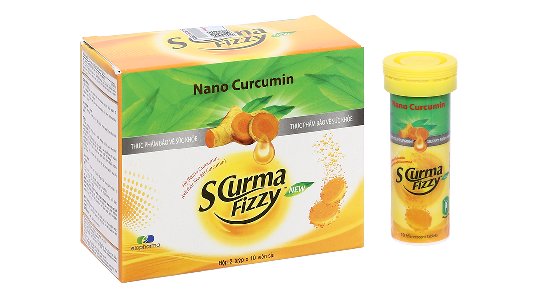 Viên sủi Scurma Fizzy New hỗ trợ giảm viêm loét dạ dày