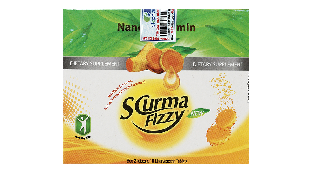 Viên sủi Scurma Fizzy New hỗ trợ giảm viêm loét dạ dày