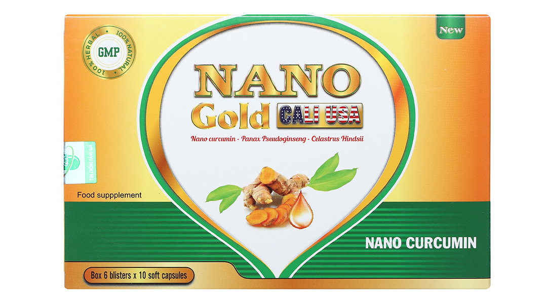 Nano Gold New Cali USA hỗ trợ điều trị viêm loét dạ dày