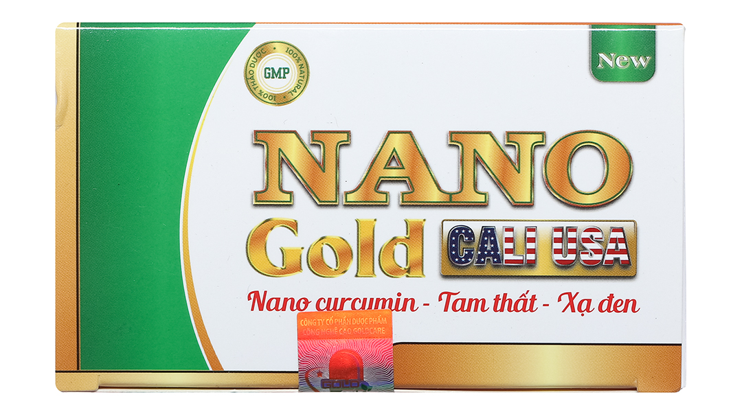 Nano Gold New Cali USA hỗ trợ điều trị viêm loét dạ dày