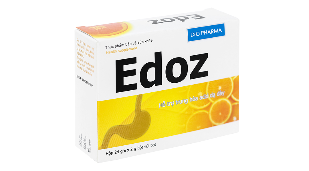 Ưu điểm của edoz hỗ trợ trung hòa acid dạ dày và những điều cần biết