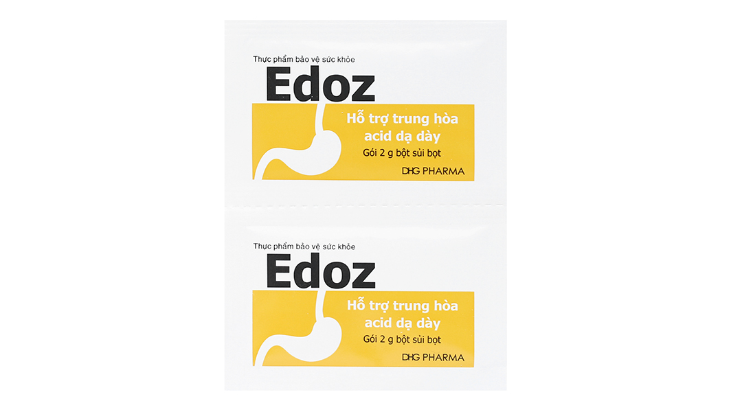 Bột sủi Edoz hỗ trợ trung hòa axit dạ dày