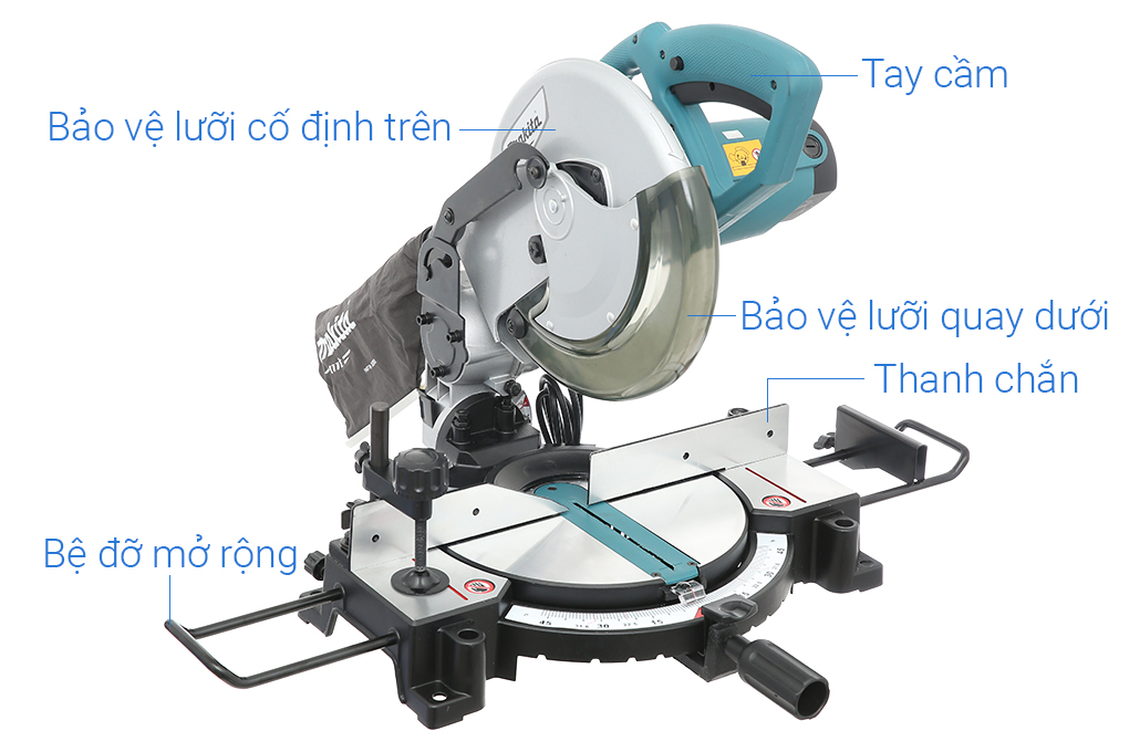 Máy cưa đa góc Makita M2300B 1500W Màu Xanh lá