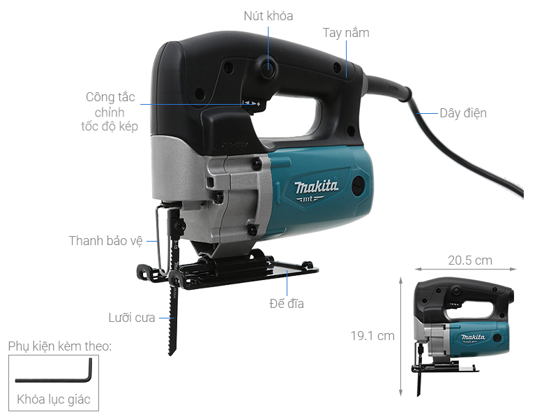 Máy cưa lọng Makita M4302B 450W