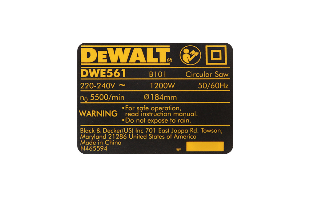 Máy cưa đĩa Dewalt DWE561-B1 1200W - 13