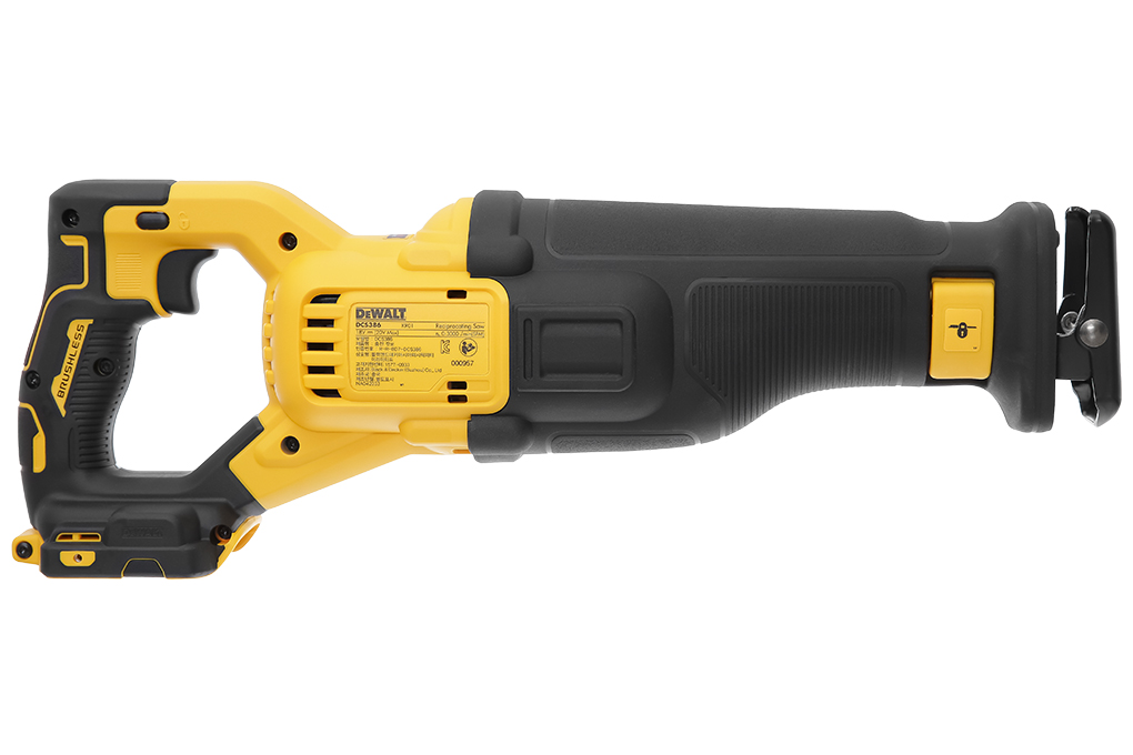 Máy cưa kiếm pin Dewalt DCS386N-KR 20V/60V (không kèm pin, sạc) Màu Đen - Vàng