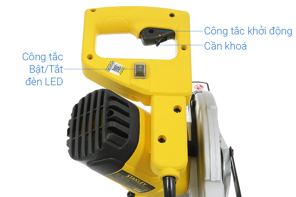 Máy cưa đa góc Stanley SM18-B1 1800W Màu Đen - Vàng
