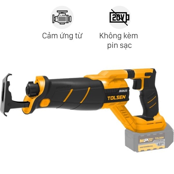 Máy cưa kiếm pin Tolsen 87280 20V (Không kèm pin, sạc)