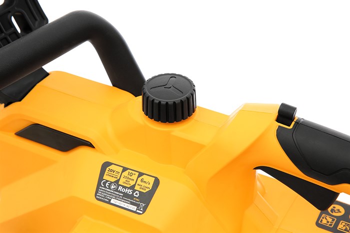 Máy cưa xích pin Tolsen 87362 20V (không kèm pin sạc) Màu Đen - Vàng