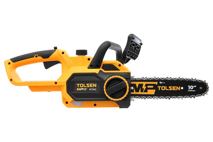 Máy cưa xích pin Tolsen 87362 20V (không kèm pin sạc) Màu Đen - Vàng