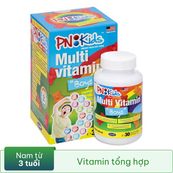 Pn Kids Multivitamin For Boy hộp 60 viên