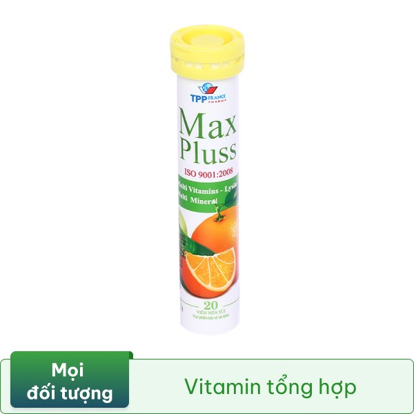 Maxpluss Sủi T/20V - 04/2026 | nhathuocankhang.com