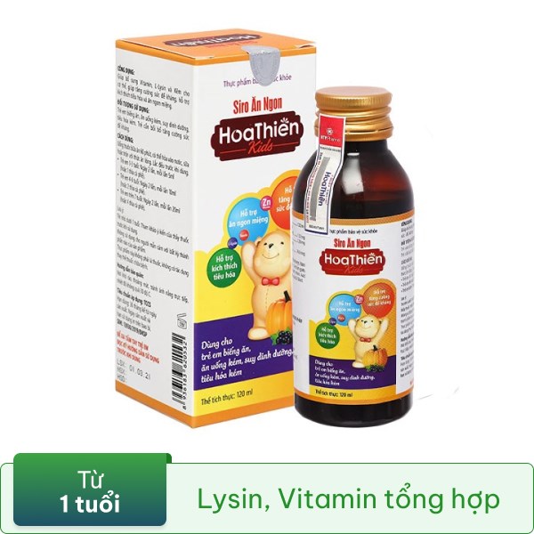 Siro Ăn Ngon Hoa Thiên Kids 120ml