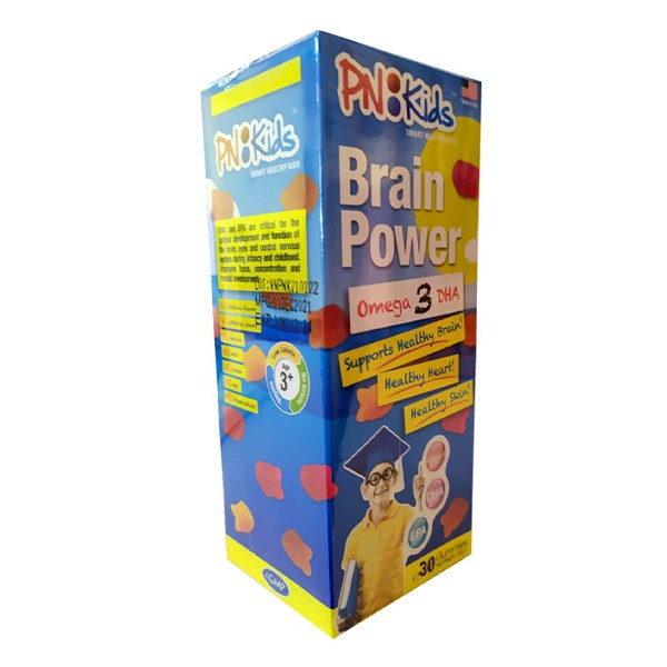Viên nhai PN Kids Brain Power Omega 3 DHA bổ não 30 viên (từ 3 tuổi) - AVAKids.com