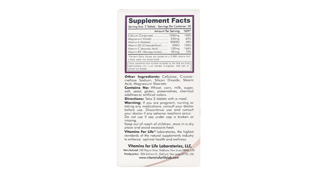 Mega-Cal K2 bổ sung canxi và vitamin