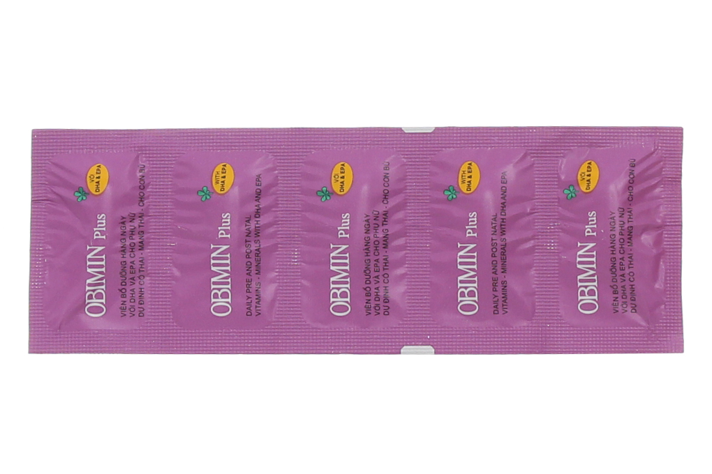 Obimin Plus bổ sung vitamin cho bà bầu