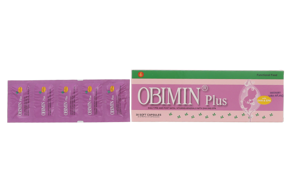 Obimin Plus bổ sung vitamin cho bà bầu
