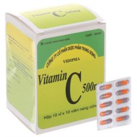 Thuốc vitamin C 500mg Vidipha hộp 100 viên-Nhà thuốc An Khang