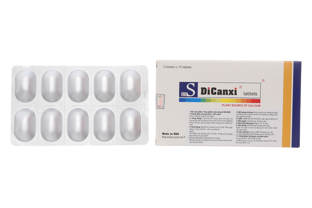S-Dicanxi phòng ngừa loãng xương