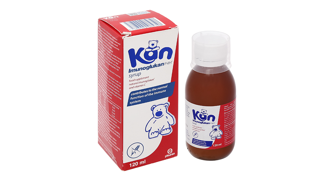 Siro Kan Imunoglukan P4H hỗ trợ tăng đề kháng cho bé