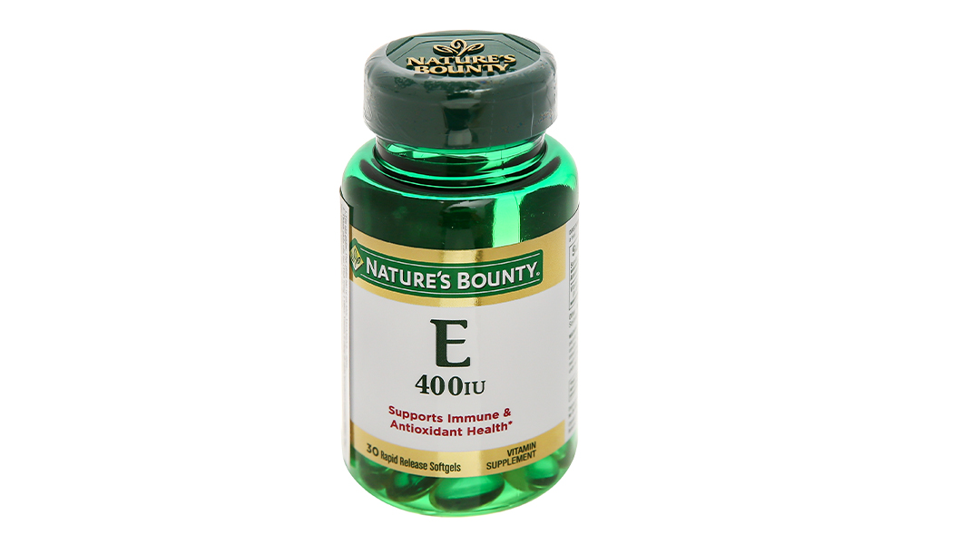 Nature's Bounty Vitamin E 400IU giúp hạn chế lão hóa