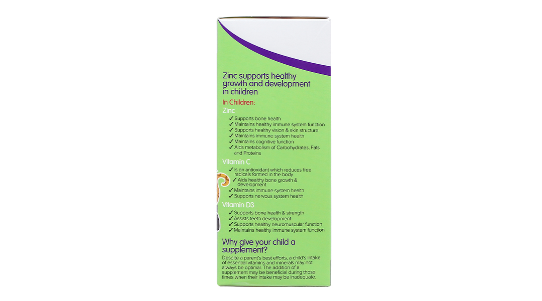 Thực phẩm bảo vệ sức khỏe Brauer Kids Liquid Zinc - 15