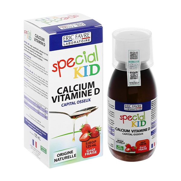Siro Special Kid Calcium Vitamine D phát triển chiều cao 125 ml (từ 2 tuổi) - AVAKids.com