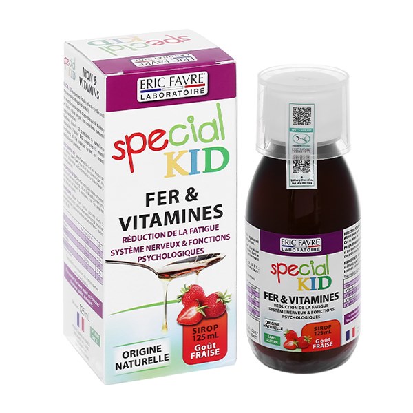 Siro Special Kid Fer & Vitamines giúp giảm thiếu máu 125 ml (từ 2 tuổi) - AVAKids.com