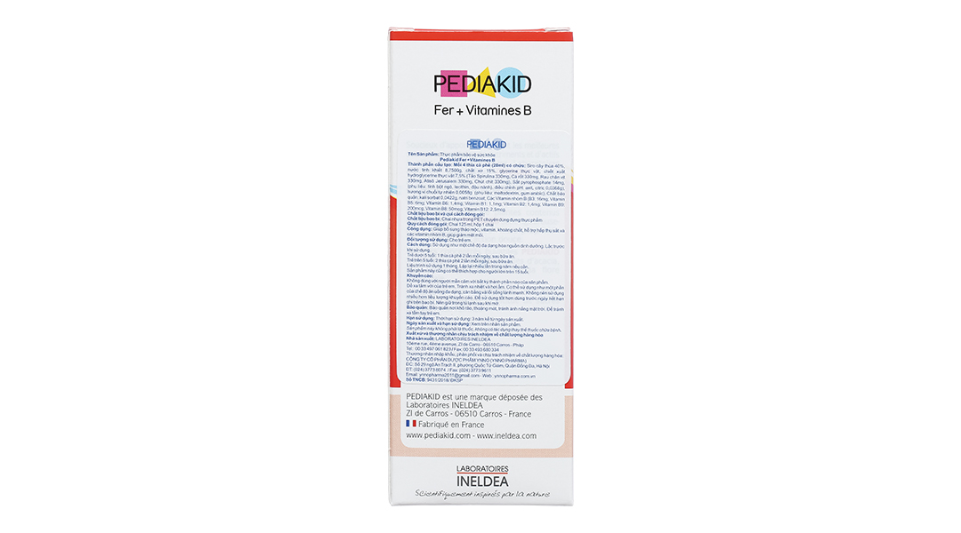 FER + VITAMINES B 125ML PEDIAKID