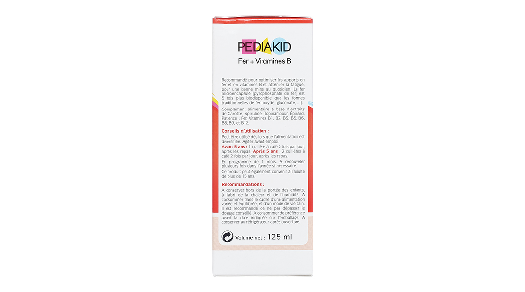 PEDIAKID FER + VITAMINES B - Miyapara