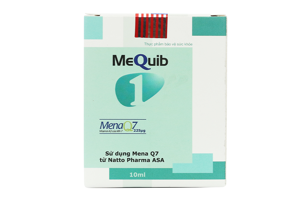 MeQuib 1 bổ sung vitamin D3, vitamin K2 cho cơ thể