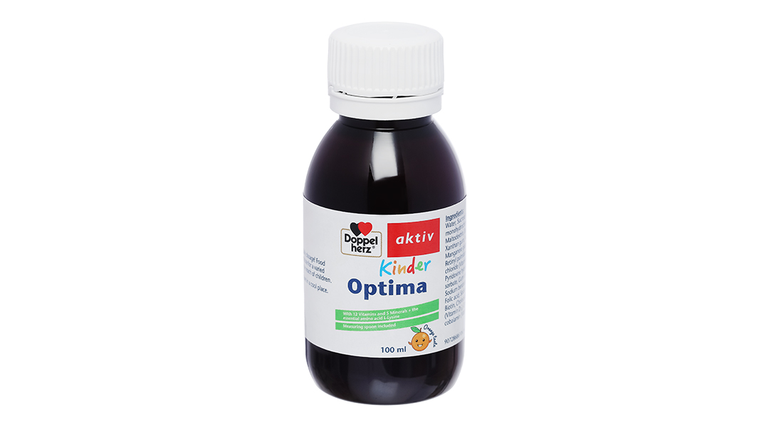 Siro Doppelherz Aktiv Kinder Optima bổ sung L-Lysine cho bé