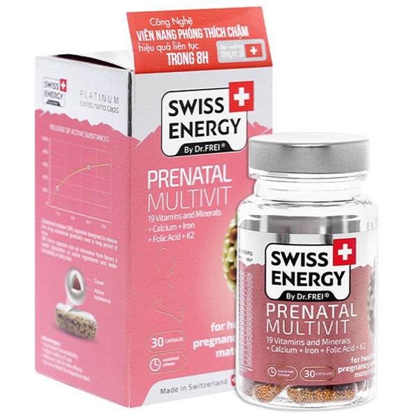 Swiss Energy Prenatal Multivit Hộp 30v