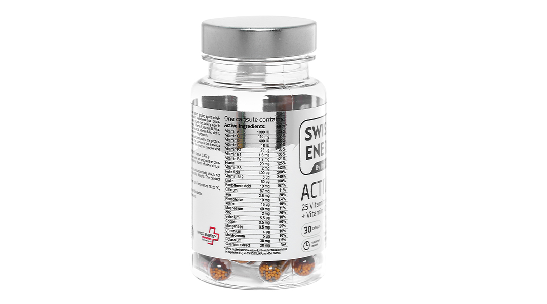 Viên nang Swiss Energy Active Life bổ sung vitamin và khoáng chất