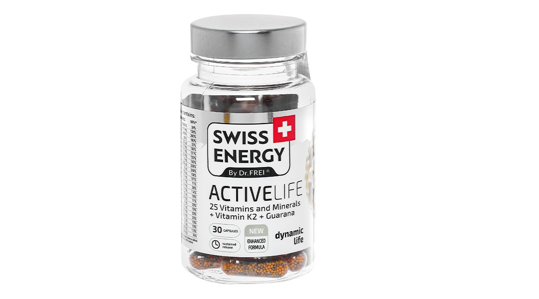 Viên nang Swiss Energy Active Life bổ sung vitamin và khoáng chất