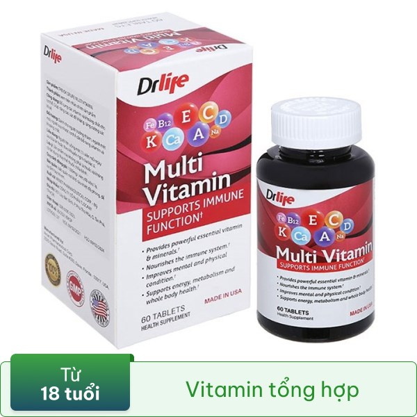 Drlife Multivitamin Support Immune Function hộp 60 viên