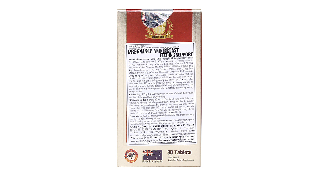 Pregnancy and Breast Feeding Support bổ sung vitamin cho bà bầu