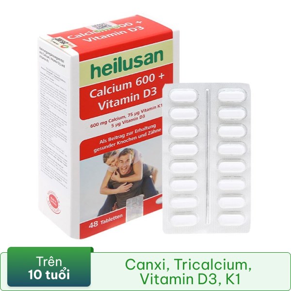 Heilusan Calcium 600 + Vitamin D3