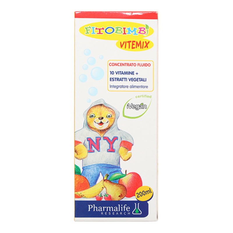Siro Fitobimbi Vitemix bổ sung vitamin, 200 ml dạng uống (từ 2 tuổi) 3