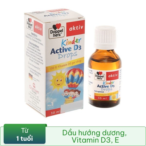Doppelherz Aktiv Kinder Active D3 Drops chai 30ml