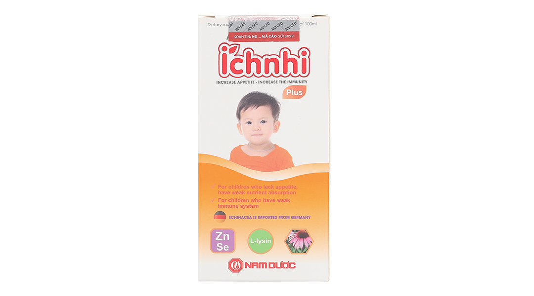 Siro Ăn Ngon Ích Nhi tăng hấp thu & sức đề kháng cho bé
