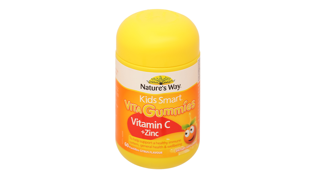 Kẹo dẻo Kids Smart Vita Gummies Vitamin C + Zinc tăng cường miễn dịch