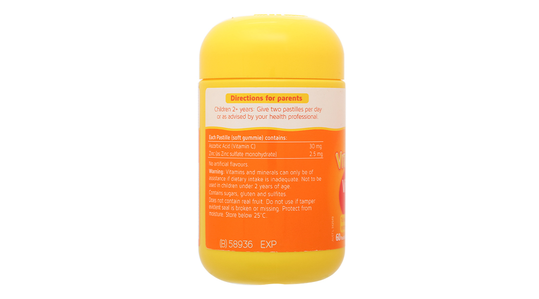 Kẹo dẻo Kids Smart Vita Gummies Vitamin C + Zinc tăng cường miễn dịch