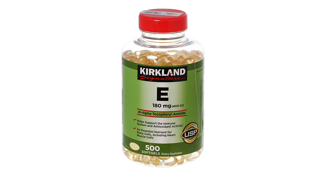 Liều lượng khuyến nghị của Vitamin E Kirkland là bao nhiêu?
