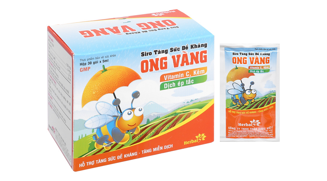 Siro Ong Vàng hỗ trỡ tăng đề kháng