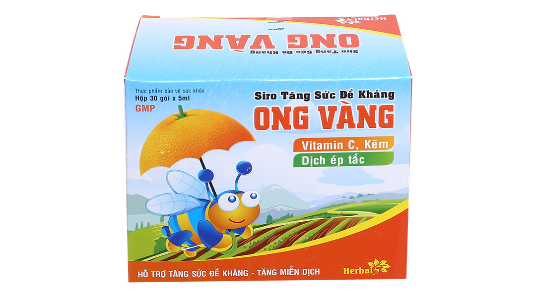 Siro Ong Vàng hỗ trỡ tăng đề kháng