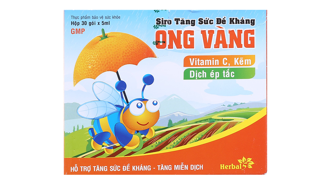 Siro Ong Vàng hỗ trỡ tăng đề kháng