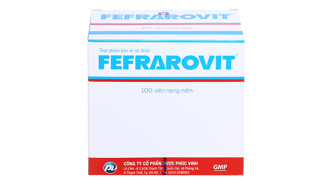 Fefrarovit bổ sung sắt, hỗ trợ tạo máu