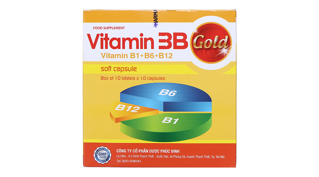 Vitamin 3B PV có tác dụng điều trị các bệnh gì trên hệ thần kinh?